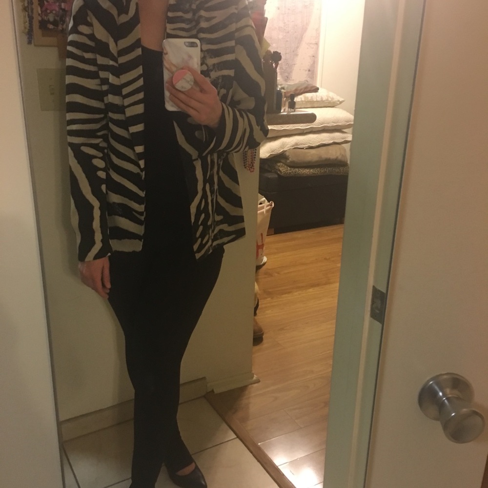 Zara Zebra Print Blazer